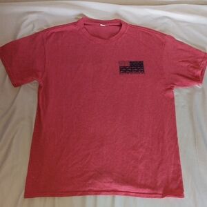 Red Men's T-Shirt OUTER BANKS